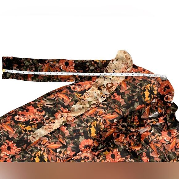 Aritzia Wilfred Bernadette Ruffle Dress Size Medium - Picture 8 of 15